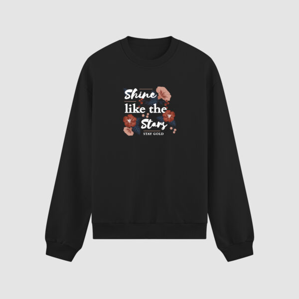 Bluza bez kaptura Cytat Kwiaty C00012