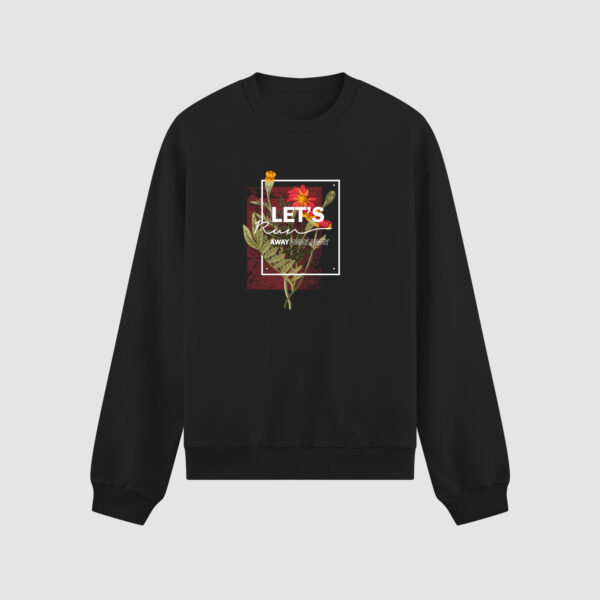 Bluza bez kaptura Kwiaty C00031
