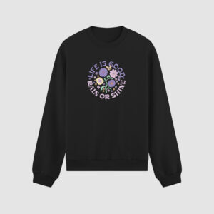 Bluza bez kaptura Kwiaty C00032