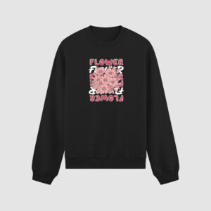 Bluza bez kaptura Kwiaty Flower C00034