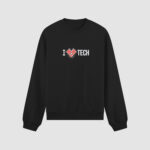 Bluza bez kaptura I Love Tech C00039