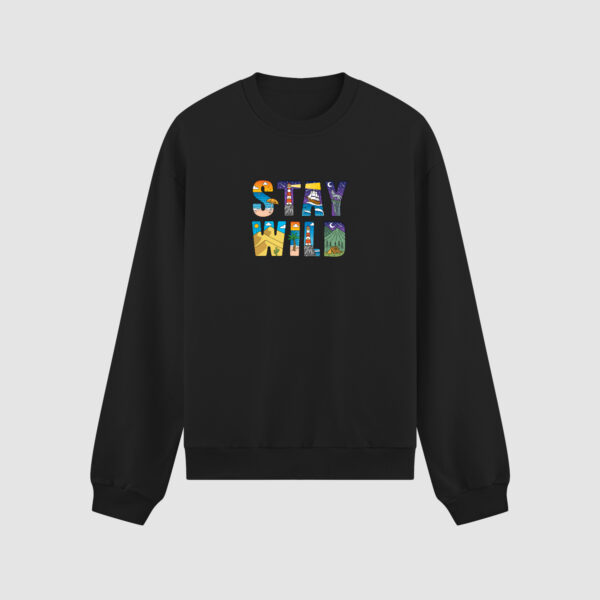 Bluza bez kaptura Stay Wild C00055