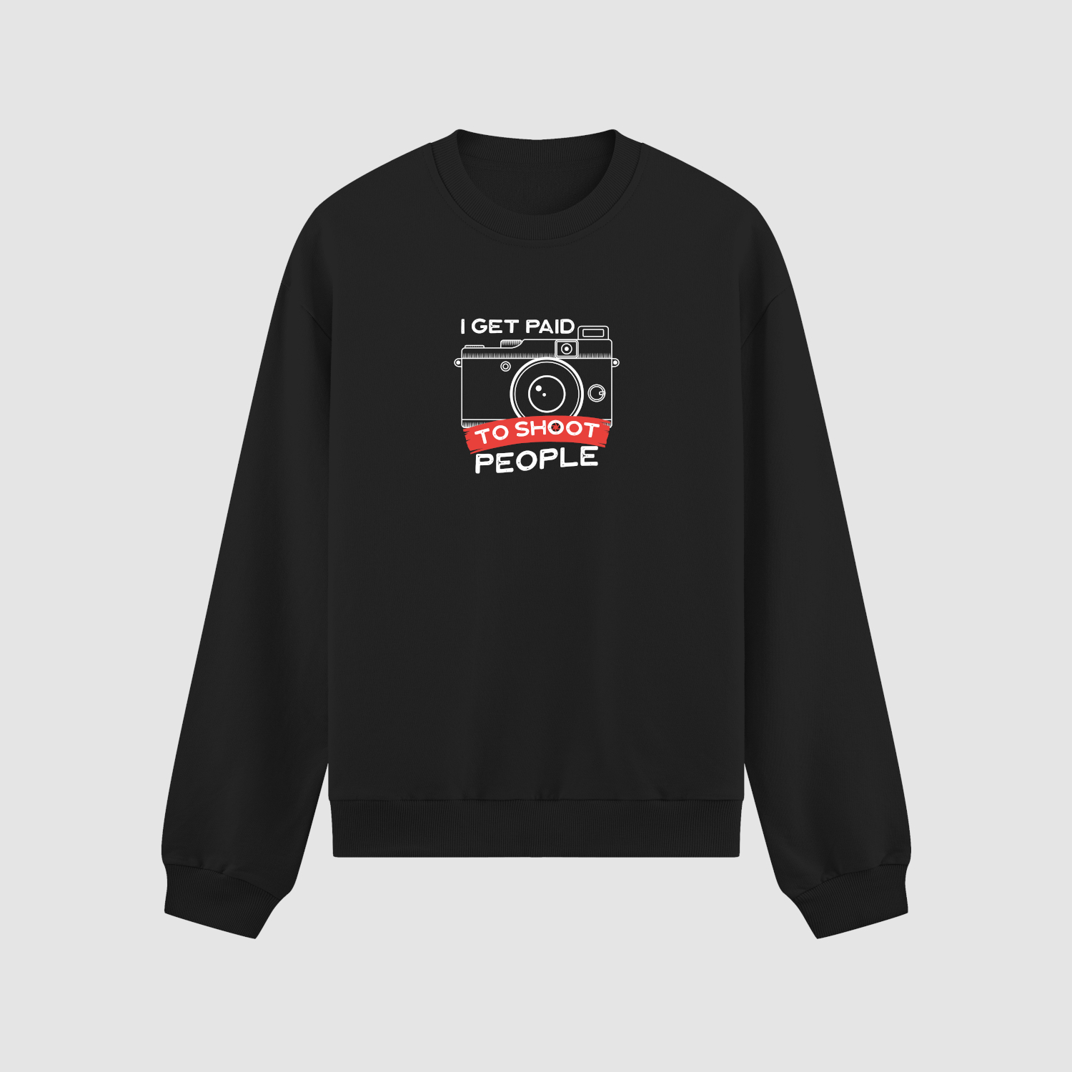 crewneck Bluza bez kaptura Fotografia Aparat C00064 - obrazek 1