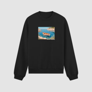 Bluza bez kaptura Jezioro Łódka C00088