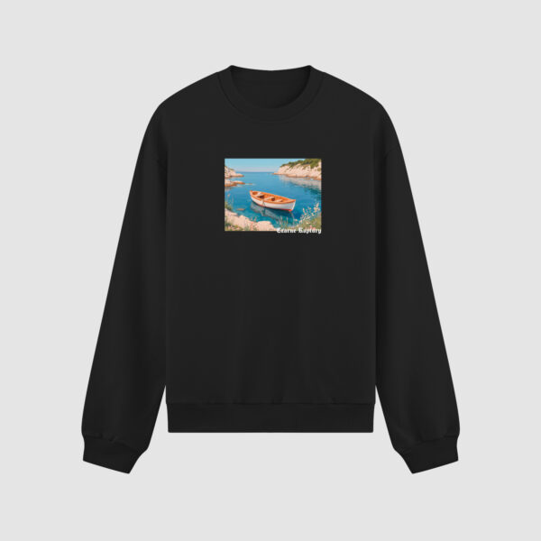 Bluza bez kaptura Jezioro Łódka C00088