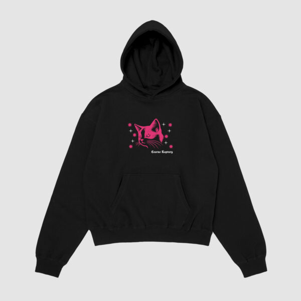 Bluza z kapturem Różowy Kot C00002