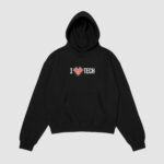 Bluza z kapturem I Love Tech C00039