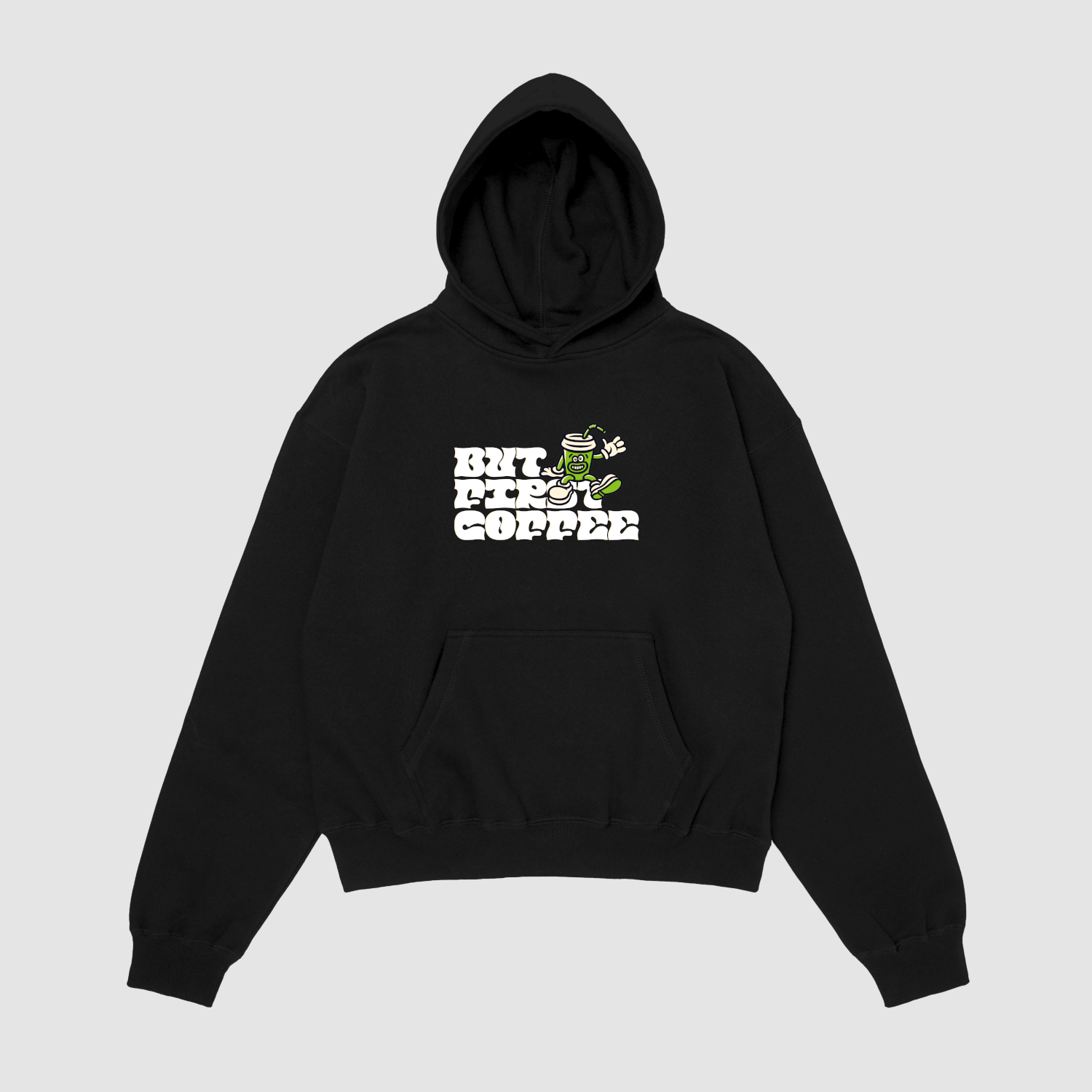 hoodie Bluza z kapturem But First Coffee C00046 - obrazek 1