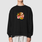 Bluza bez kaptura Pies Kwiat C00004 - obrazek 2