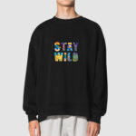 Bluza bez kaptura Stay Wild C00055 - obrazek 2