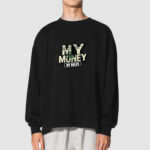 Bluza bez kaptura My Money My Rules C00075 - obrazek 2