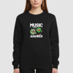 Bluza bez kaptura Music Is The Answer C00022 - obrazek 3