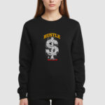 Bluza bez kaptura Hustle Dolar C00074 - obrazek 3