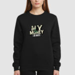 Bluza bez kaptura My Money My Rules C00075 - obrazek 3