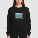 Bluza bez kaptura Jezioro Łódka C00088 - obrazek 3