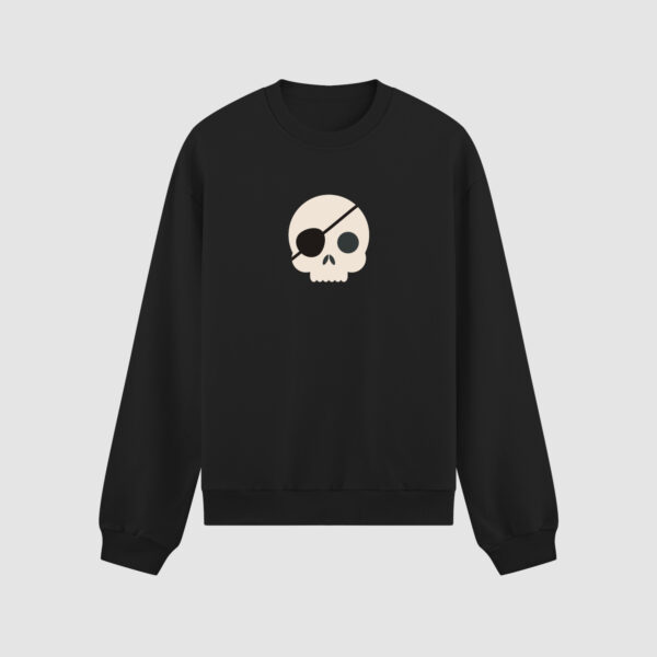 Bluza bez kaptura Pirat Czaszka C00116