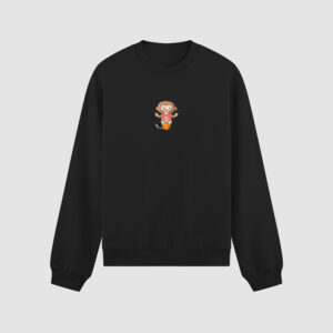 Bluza bez kaptura Małpka Koszykówka C00122