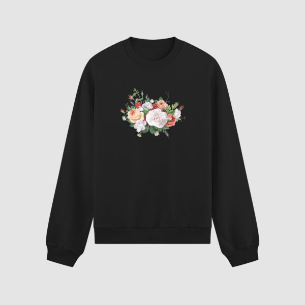 Bluza bez kaptura Kwiaty C00133