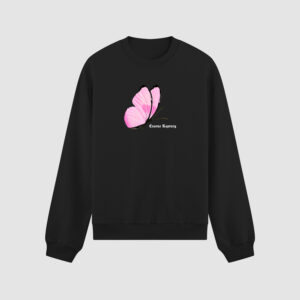 Bluza bez kaptura Różowy Motyl C00097