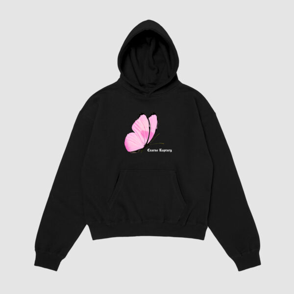 Bluza z kapturem Różowy Motyl C00097