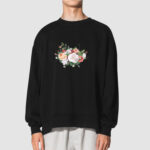 Bluza bez kaptura Kwiaty C00133 - obrazek 2