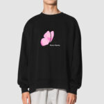 Bluza bez kaptura Różowy Motyl C00097 - obrazek 2