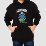 Bluza z kapturem Kwiaty C00110 - obrazek 2