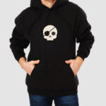 Bluza z kapturem Pirat Czaszka C00116 - obrazek 2