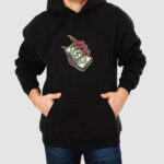 Bluza z kapturem Pieniądze C00126 - obrazek 2