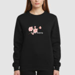 Bluza bez kaptura Kwiaty C00132 - obrazek 3