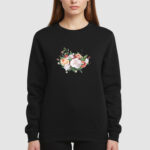 Bluza bez kaptura Kwiaty C00133 - obrazek 3