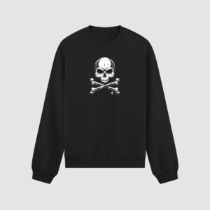 Bluza bez kaptura Czaszka Kości C00252