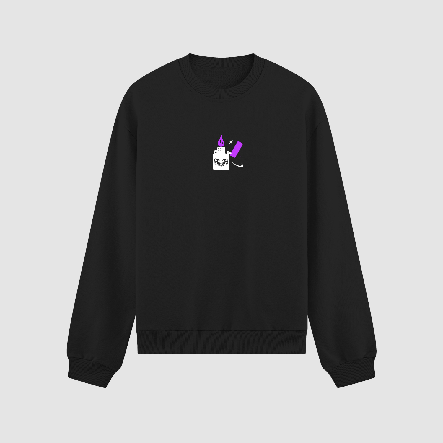 crewneck Bluza bez kaptura Zapalniczka C00259 - obrazek 1