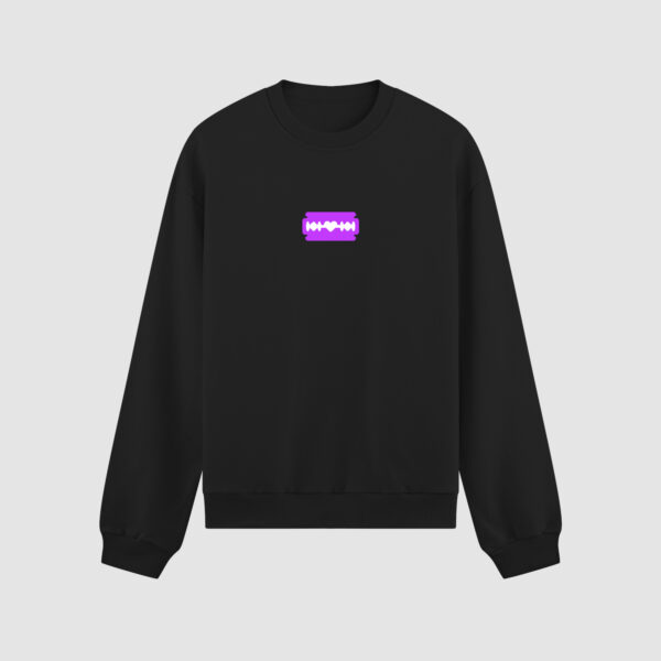 Bluza bez kaptura Żyletka Serce C00261
