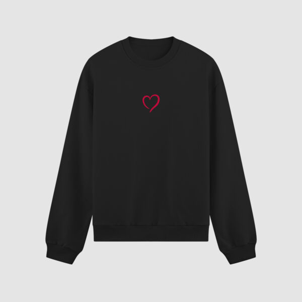 Bluza bez kaptura Serce C00223