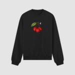 Bluza bez kaptura Wiśnie C00225