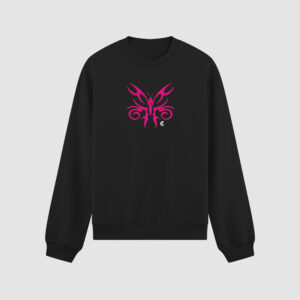 Bluza bez kaptura Y2K Motyl C00249