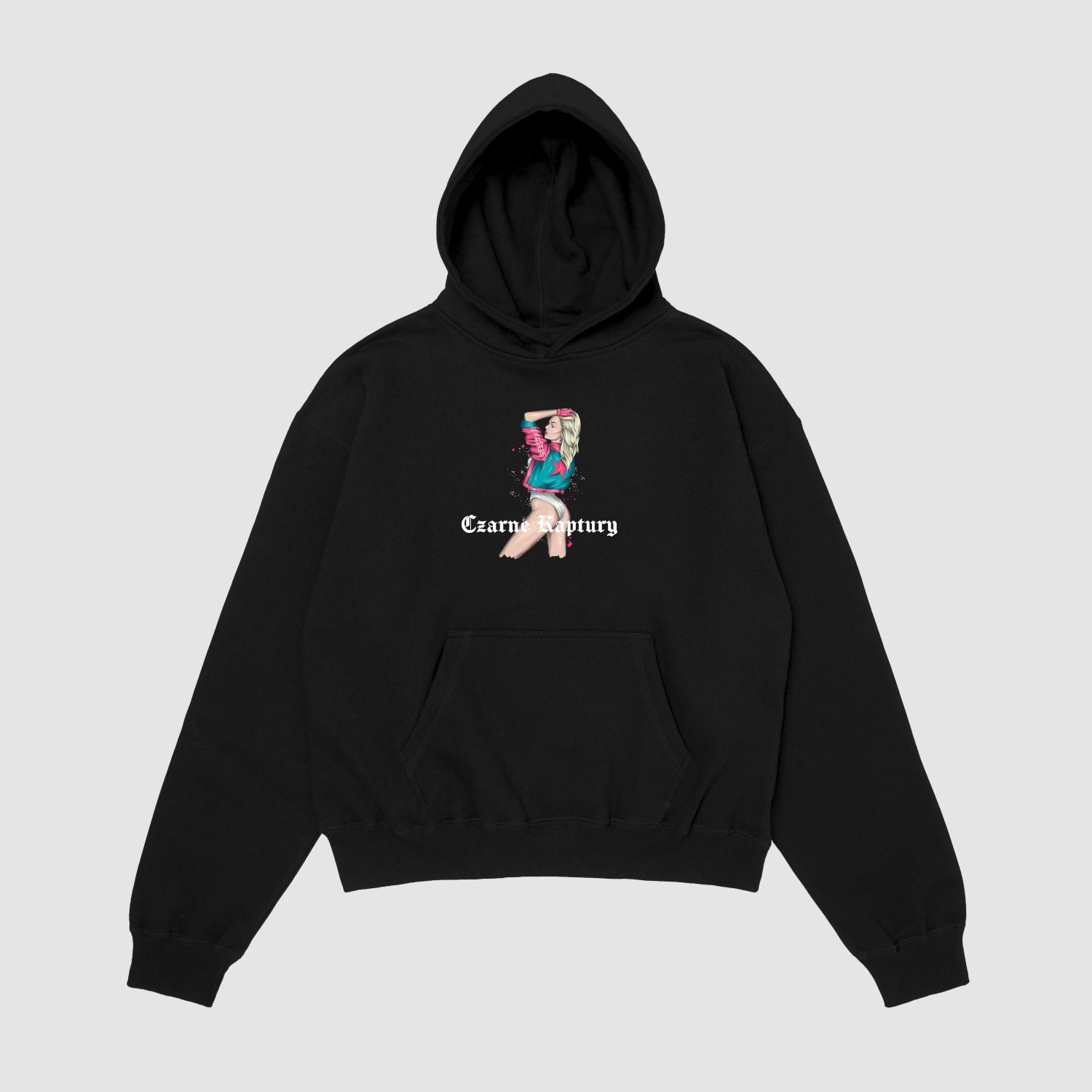 hoodie Bluza z kapturem Dziewczyna C00244 - obrazek 1