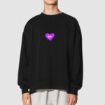 Bluza bez kaptura Serce Love C00260 - obrazek 2