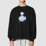 Bluza bez kaptura Sztuka Kobieta Marmur C00164 - obrazek 2