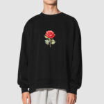 Bluza bez kaptura Róża C00233 - obrazek 2