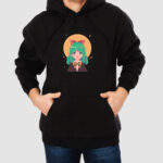 Bluza z kapturem Anime Dziewczyna C00161 - obrazek 2