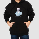 Bluza z kapturem Sztuka Kobieta Marmur C00164 - obrazek 2