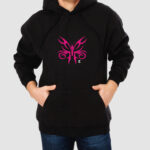 Bluza z kapturem Y2K Motyl C00249 - obrazek 2