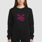 Bluza bez kaptura Y2K Motyl C00249 - obrazek 3