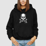 Bluza z kapturem Czaszka Kości C00252 - obrazek 3