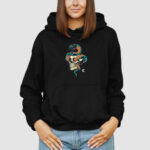 Bluza z kapturem Wąż Czaszka C00237 - obrazek 3