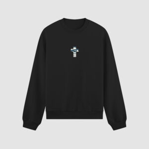 Bluza bez kaptura Jezus Bóg Wiara C00291