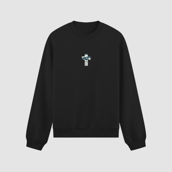 Bluza bez kaptura Jezus Bóg Wiara C00291