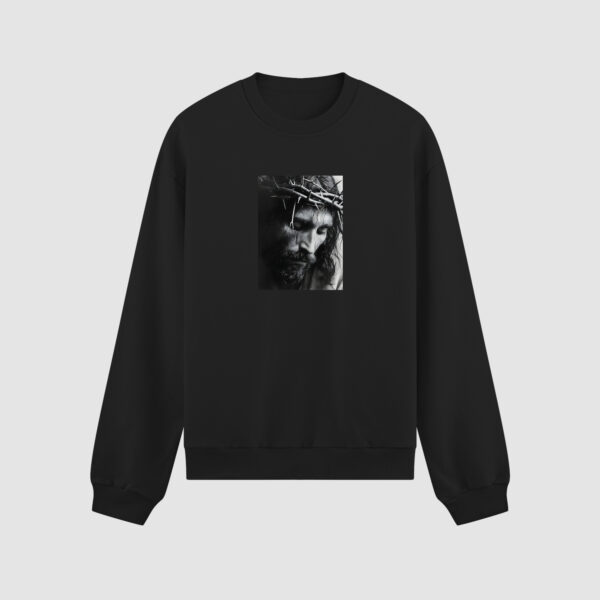 Bluza bez kaptura Jezus Bóg Wiara C00262